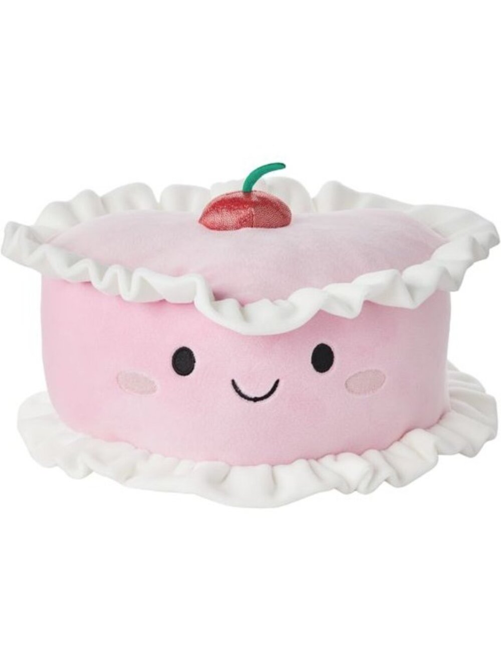NWT Play Right Hug Me Ruffled Cherry Cake 13"Food Plush Gift Toy Valentine's Day